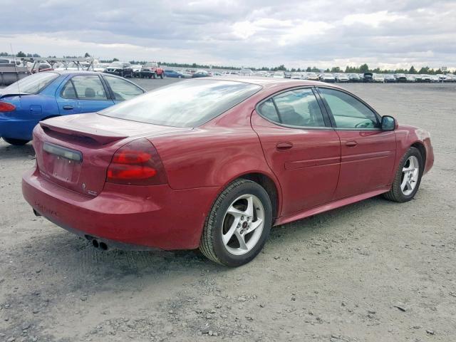 2G2WR524141333397 - 2004 PONTIAC GRAND PRIX 勃艮第红 照片 4
