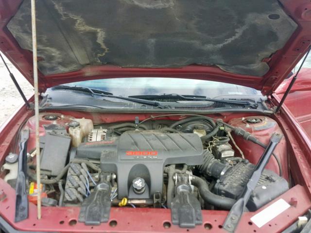2G2WR524141333397 - 2004 PONTIAC GRAND PRIX 勃艮第红 照片 7