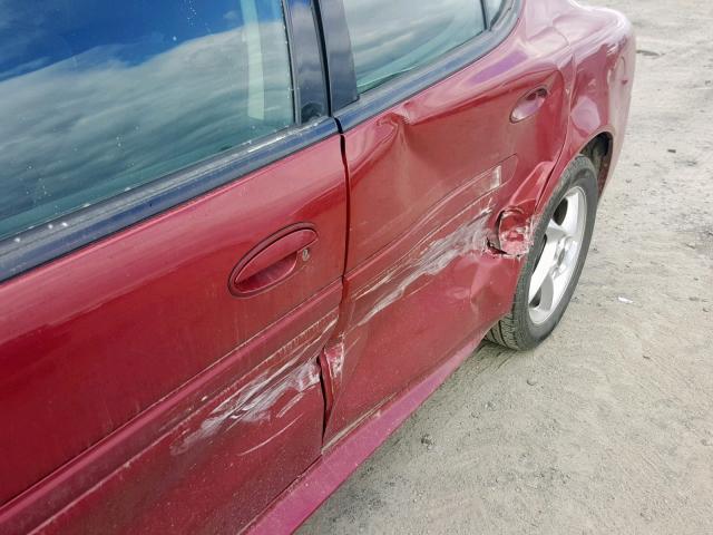 2G2WR524141333397 - 2004 PONTIAC GRAND PRIX 勃艮第红 照片 9