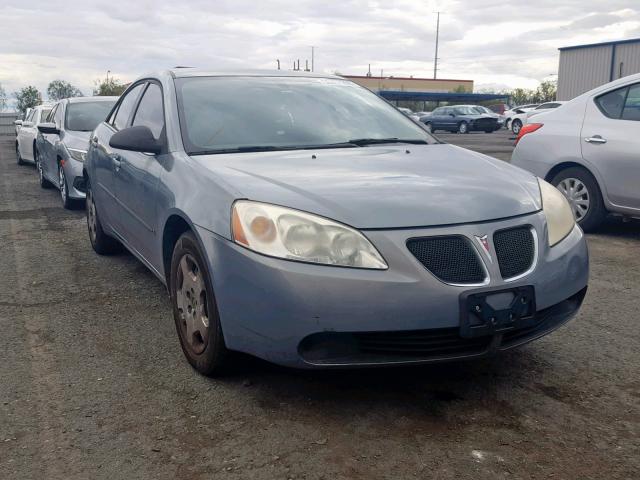 1G2ZF58B574110204 - 2007 PONTIAC G6 VALUE L SILVER photo 1