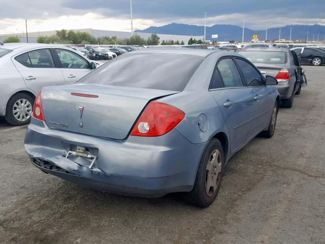 1G2ZF58B574110204 - 2007 PONTIAC G6 VALUE L SILVER photo 4