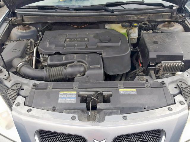 1G2ZF58B574110204 - 2007 PONTIAC G6 VALUE L SILVER photo 7