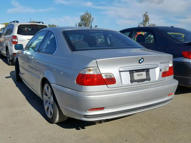 WBABM334XYJN87694 - 2000 BMW 323 CI SILVER photo 3