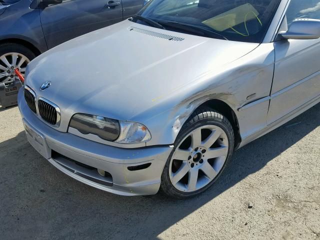 WBABM334XYJN87694 - 2000 BMW 323 CI SILVER photo 9