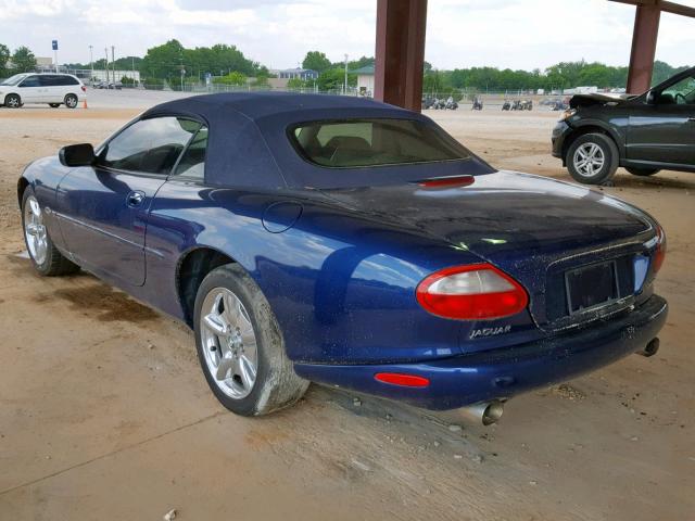 SAJGX2044XC038172 - 1999 JAGUAR XK8 BLUE photo 3