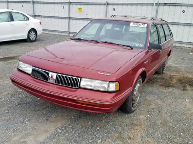 1G3AJ85M9R6375925 - 1994 OLDSMOBILE CUTLASS CR RED photo 2