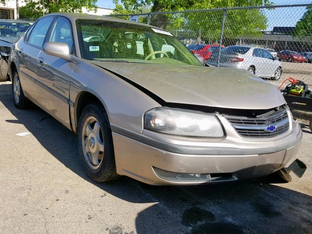 2G1WH55K629259586 - 2002 CHEVROLET IMPALA LS TAN photo 1