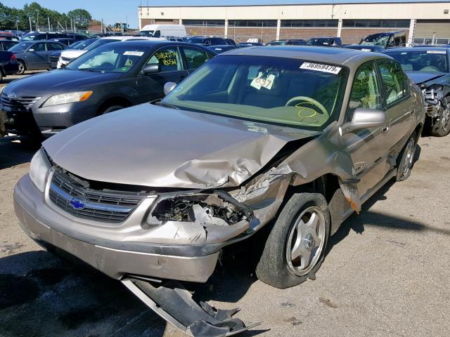 2G1WH55K629259586 - 2002 CHEVROLET IMPALA LS TAN photo 2