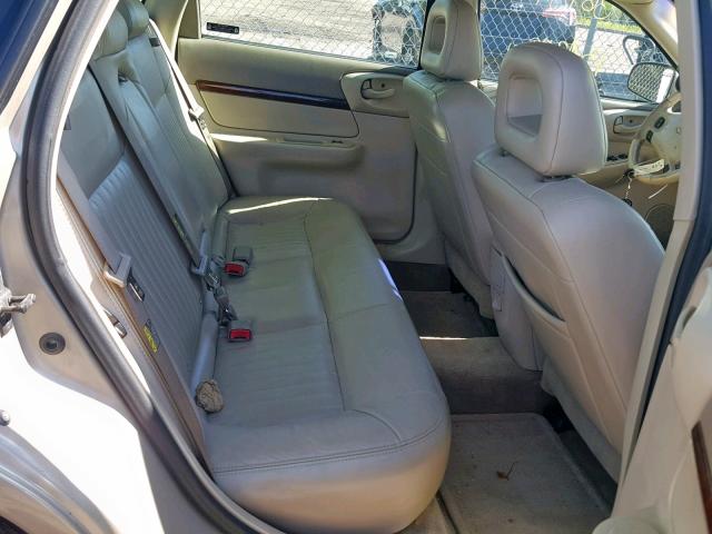 2G1WH55K629259586 - 2002 CHEVROLET IMPALA LS TAN photo 6