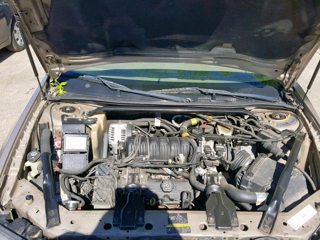 2G1WH55K629259586 - 2002 CHEVROLET IMPALA LS TAN photo 7