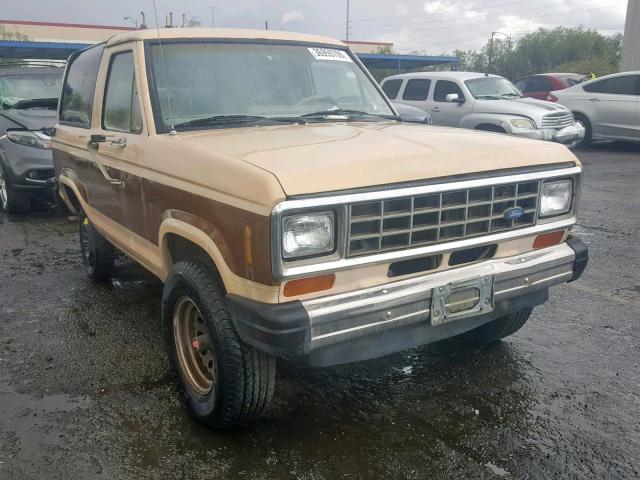 1FMCU14S2FUB22066 - 1985 FORD BRONCO II BEIGE photo 1