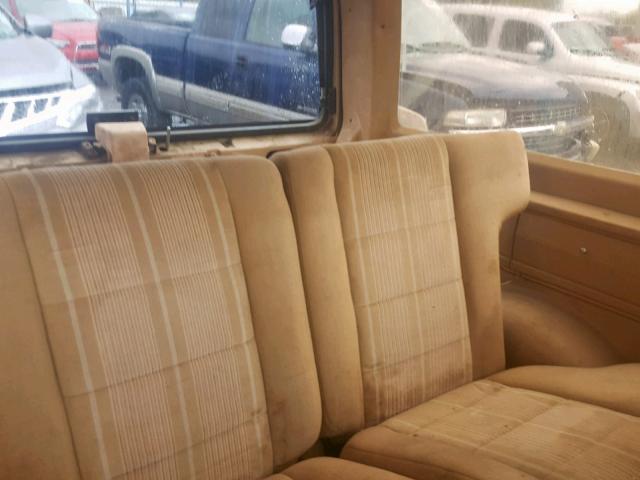 1FMCU14S2FUB22066 - 1985 FORD BRONCO II BEIGE photo 6