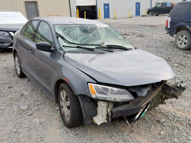 3VW1K7AJ0BM074420 - 2011 VOLKSWAGEN JETTA BASE GRAY photo 1