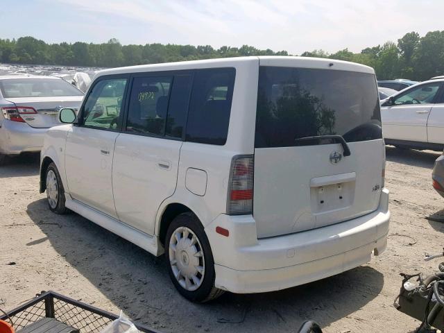 JTLKT324264042676 - 2006 TOYOTA SCION XB თეთრი ფოტო 3