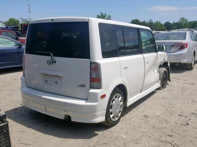 JTLKT324264042676 - 2006 TOYOTA SCION XB თეთრი ფოტო 4