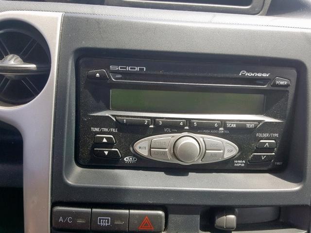 JTLKT324264042676 - 2006 TOYOTA SCION XB თეთრი ფოტო 9
