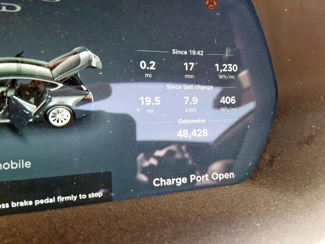 5YJSA1E20GF129843 - 2016 TESLA MODEL S Արծաթագույն լուսանկար 8