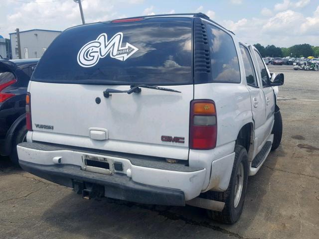 1GKEK63U23J167500 - 2003 GMC YUKON DENA WHITE photo 4