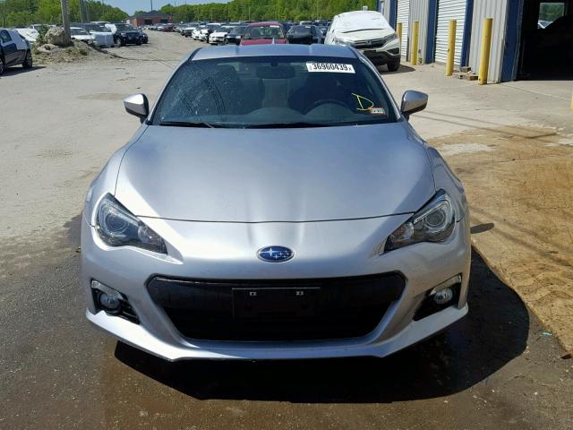 JF1ZCAC13G9604534 - 2016 SUBARU BRZ 2.0 LI SILVER photo 9