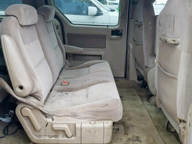 2FMZA57685BA58113 - 2005 FORD FREESTAR S GRAY photo 6