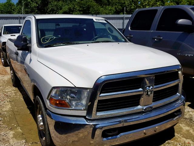 3C6LD4AT1CG212219 - 2012 DODGE RAM 2500 S თეთრი ფოტო 1