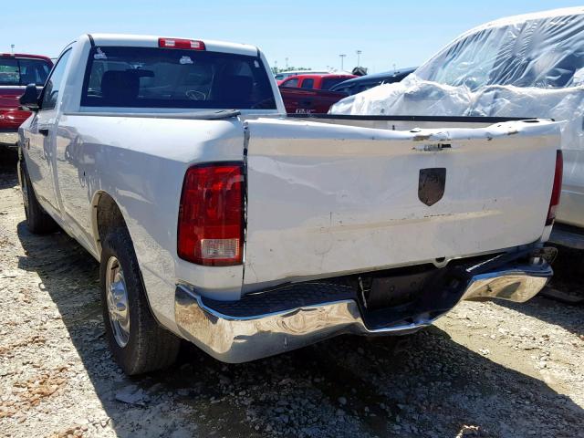 3C6LD4AT1CG212219 - 2012 DODGE RAM 2500 S თეთრი ფოტო 3