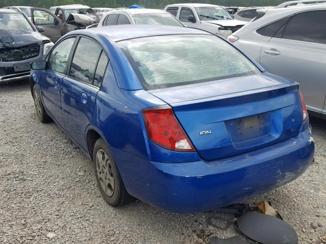 1G8AJ52F34Z223600 - 2004 SATURN ION LEVEL BLUE photo 3