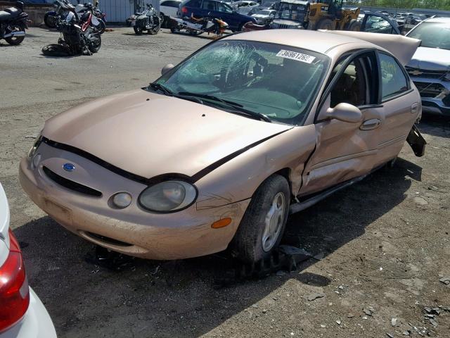 1FALP52U0VG161622 - 1997 FORD TAURUS GL BEIGE photo 2