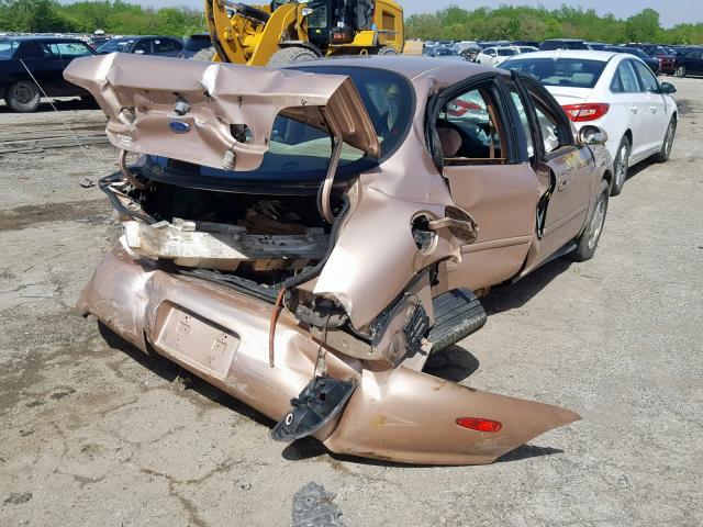 1FALP52U0VG161622 - 1997 FORD TAURUS GL BEIGE photo 4