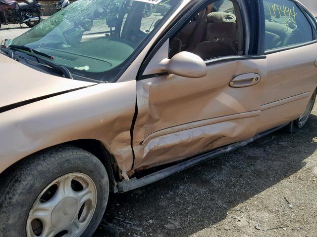 1FALP52U0VG161622 - 1997 FORD TAURUS GL BEIGE photo 9