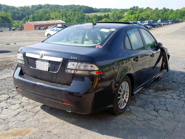 YS3FB49Y881138761 - 2008 SAAB 9-3 2.0T BLACK photo 4