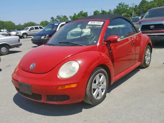 3VWRF31Y57M403004 - 2007 VOLKSWAGEN NEW BEETLE Qırmızı foto 2