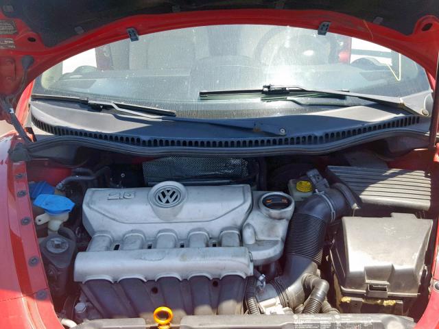 3VWRF31Y57M403004 - 2007 VOLKSWAGEN NEW BEETLE Qırmızı foto 7