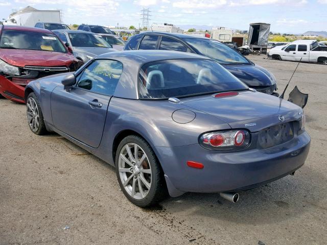 JM1NC25F060109220 - 2006 MAZDA MX-5 MIATA GRAY photo 3