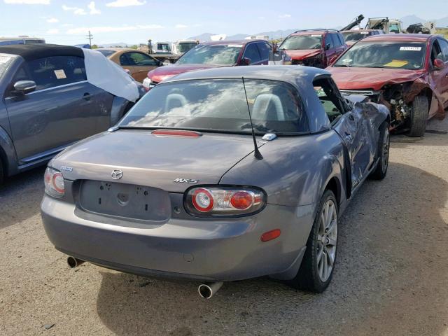 JM1NC25F060109220 - 2006 MAZDA MX-5 MIATA GRAY photo 4