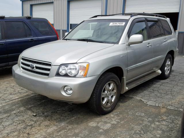 JTEGF21A630094269 - 2003 TOYOTA HIGHLANDER SILVER photo 2