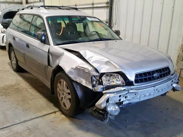 4S3BH675037660198 - 2003 SUBARU LEGACY OUT SILVER photo 1