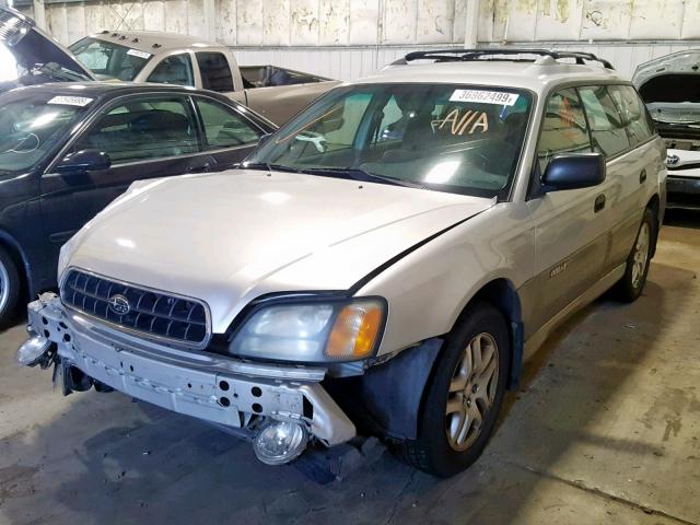 4S3BH675037660198 - 2003 SUBARU LEGACY OUT SILVER photo 2