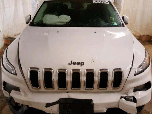 1C4PJMCB0FW636083 - 2015 JEEP CHEROKEE L WHITE photo 7