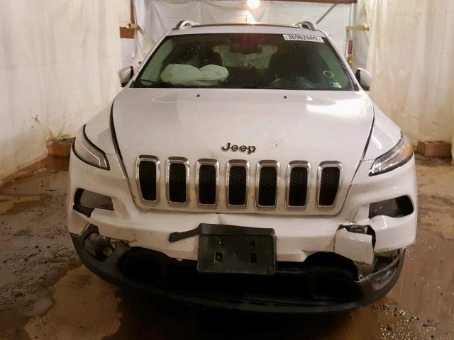 1C4PJMCB0FW636083 - 2015 JEEP CHEROKEE L WHITE photo 9