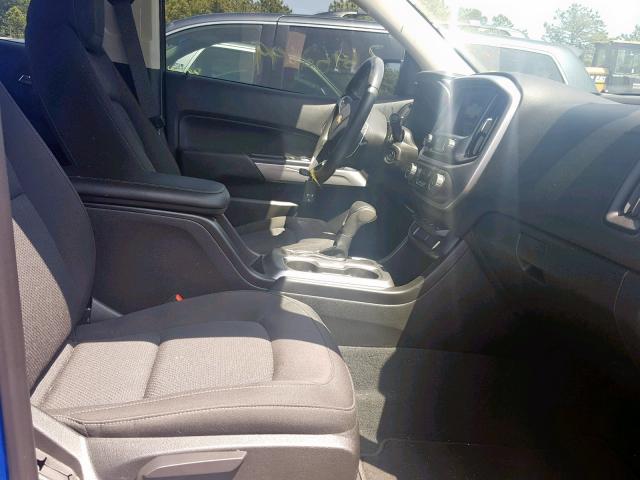 1GCGTCEN1K1174295 - 2019 CHEVROLET COLORADO L BLUE photo 5