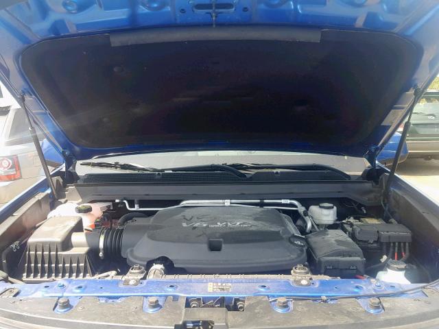 1GCGTCEN1K1174295 - 2019 CHEVROLET COLORADO L BLUE photo 7