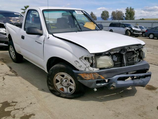 5TENL42N61Z797109 - 2001 TOYOTA TACOMA WHITE photo 1