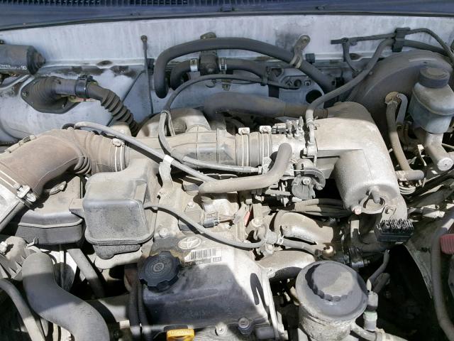 5TENL42N61Z797109 - 2001 TOYOTA TACOMA WHITE photo 7