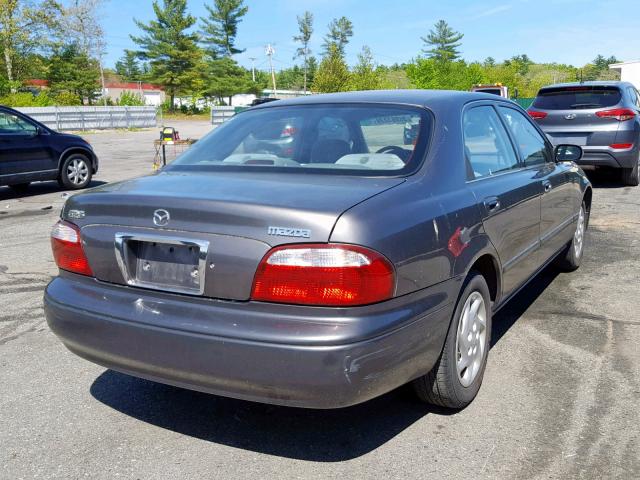 1YVGF22D925286326 - 2002 MAZDA 626 ES GRAY photo 4