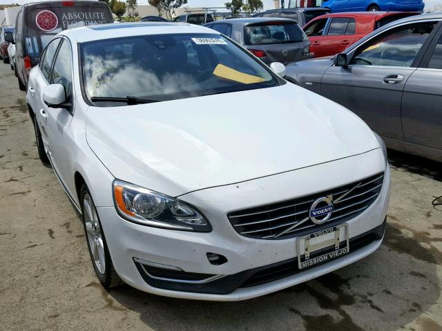 YV126MFK1G2402447 - 2016 VOLVO S60 PREMIE WHITE photo 1