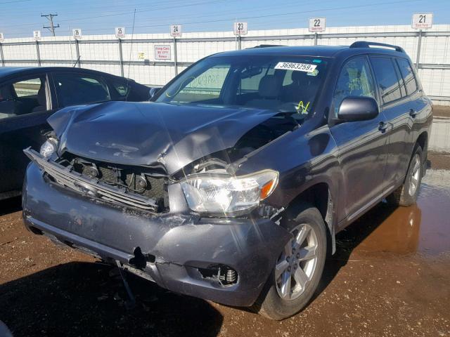 JTEDS41A782063070 - 2008 TOYOTA HIGHLANDER GRAY photo 2