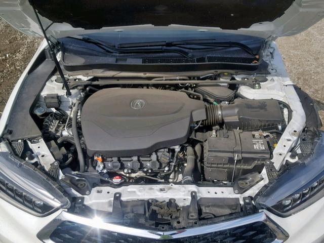 19UUB3F7XJA004118 - 2018 ACURA TLX ADVANC WHITE photo 7