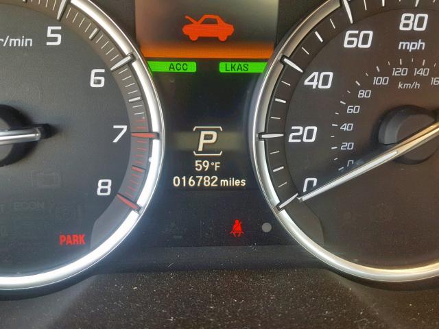 19UUB3F7XJA004118 - 2018 ACURA TLX ADVANC WHITE photo 8