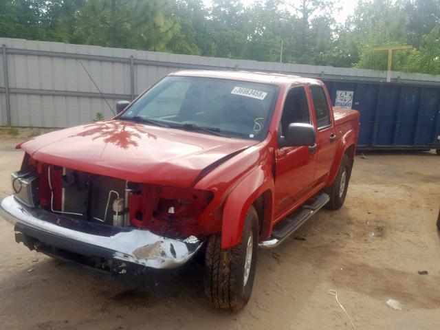 1GCDT136348224482 - 2004 CHEVROLET COLORADO RED photo 2